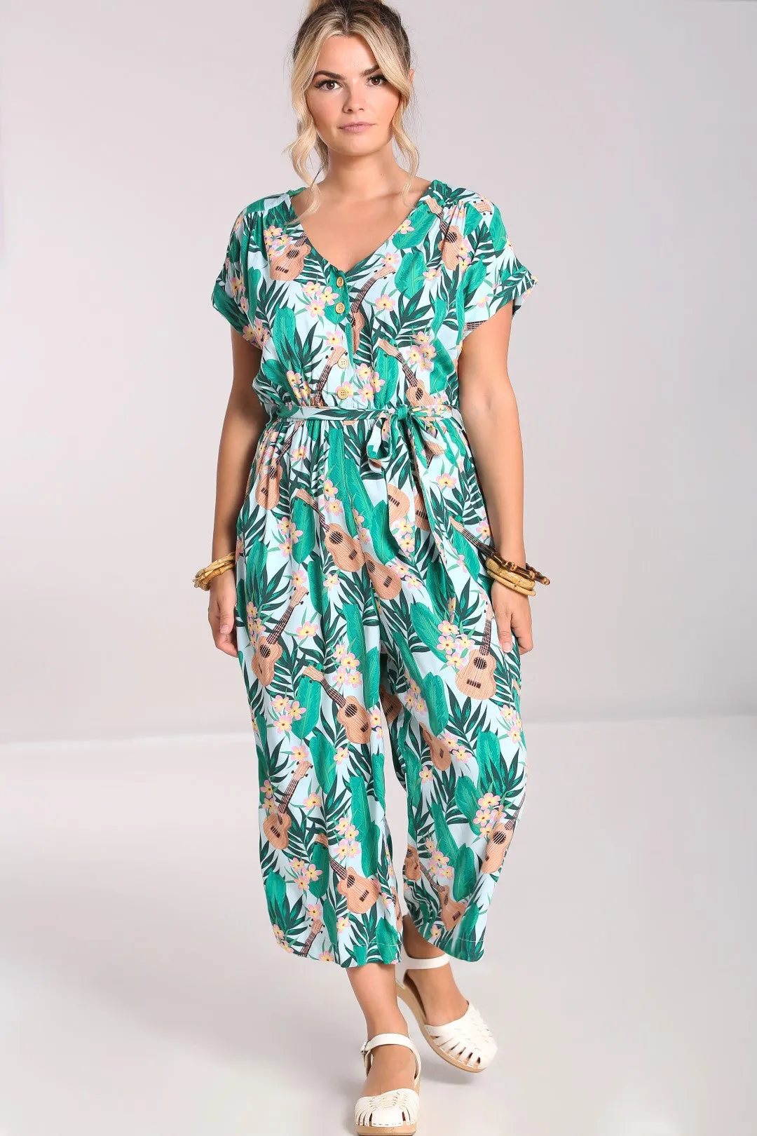 Ululani Jumpsuit sold by Hell Bunny product image thumbnail 5