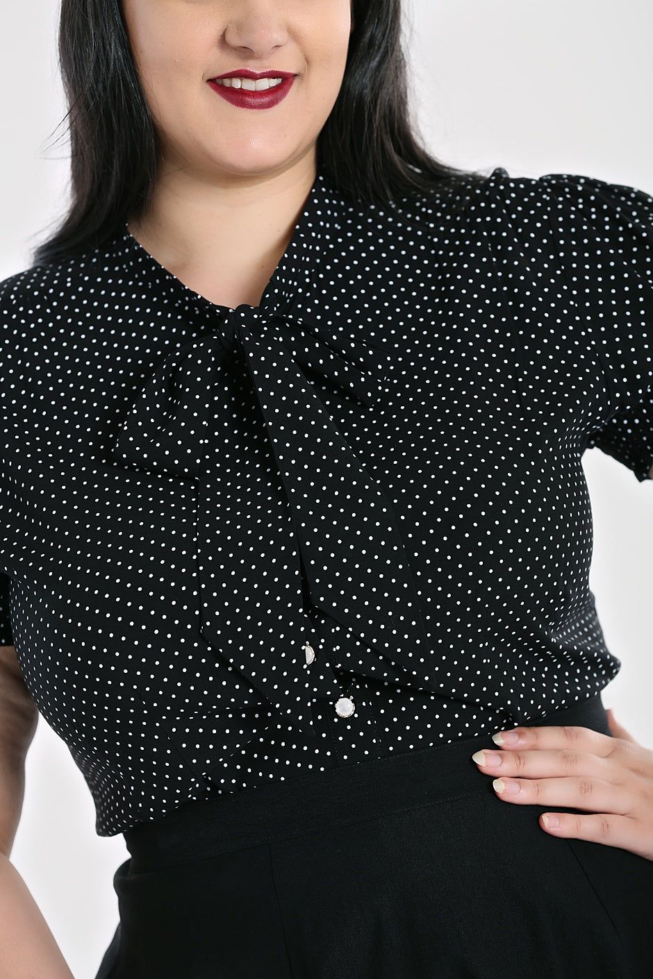 Sophia Blouse sold by Hell Bunny product image thumbnail 2