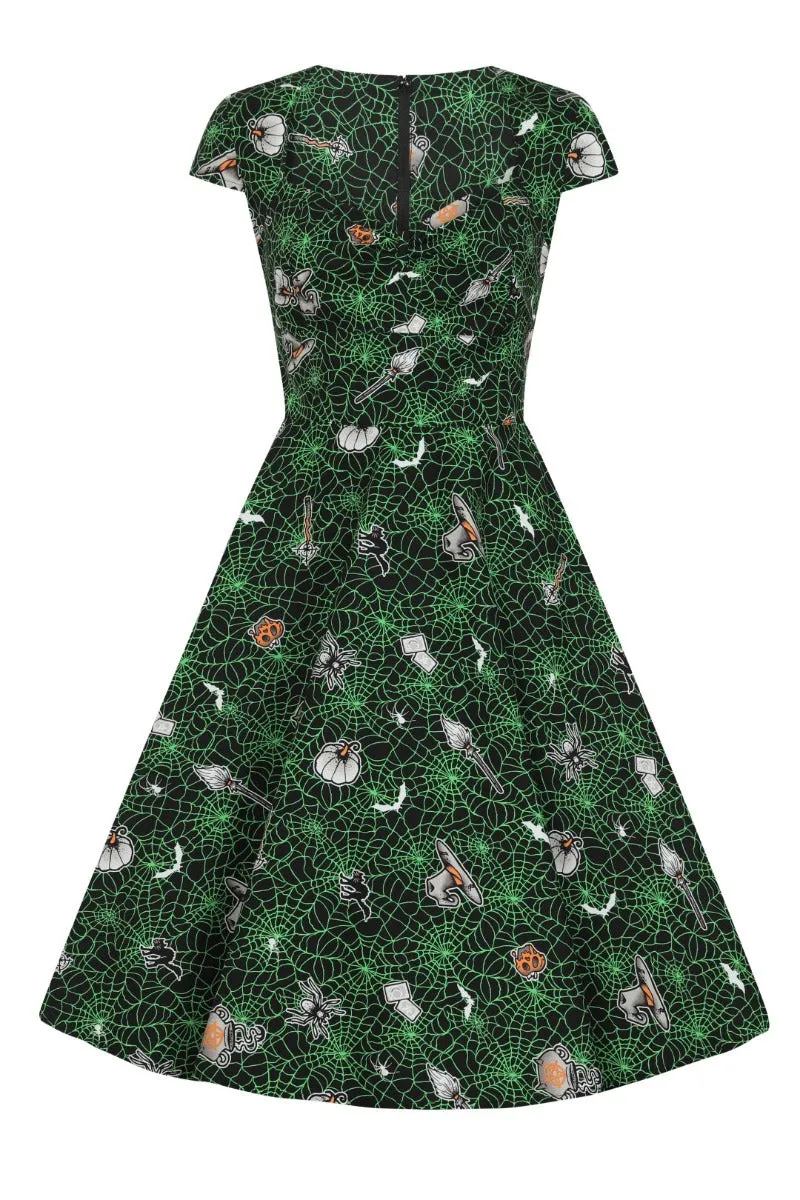 Hex Mid Dress sold by Hell Bunny product image thumbnail 4