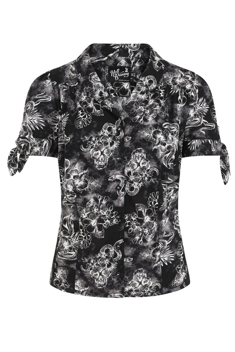 Kasumi Blouse sold by Hell Bunny product image thumbnail 5