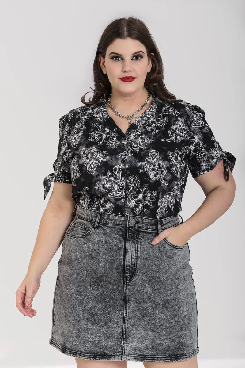Kasumi Blouse sold by Hell Bunny product image thumbnail 4