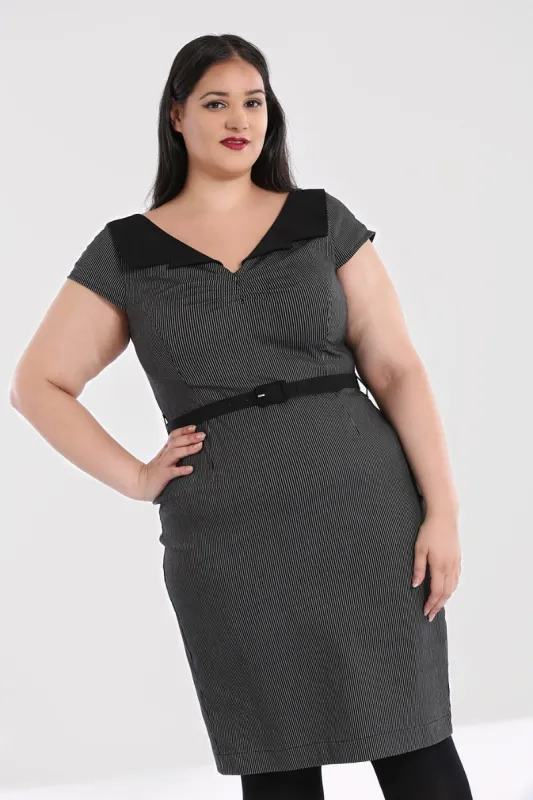 Jack Pencil Dress sold by Hell Bunny