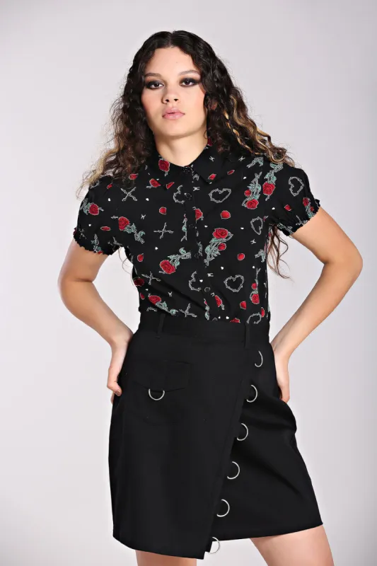 Zoey Blouse sold by Hell Bunny