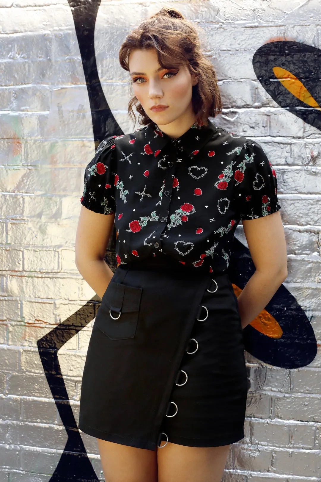 Zoey Blouse sold by Hell Bunny product image thumbnail 2