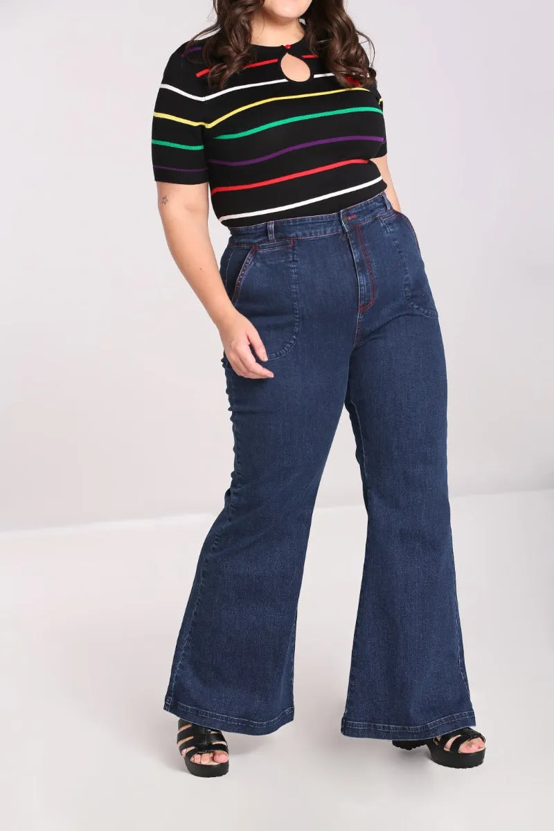 Jaclyn Jeans sold by Hell Bunny product image thumbnail 3