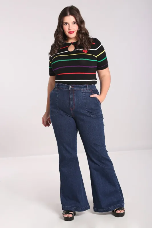 Jaclyn Jeans sold by Hell Bunny
