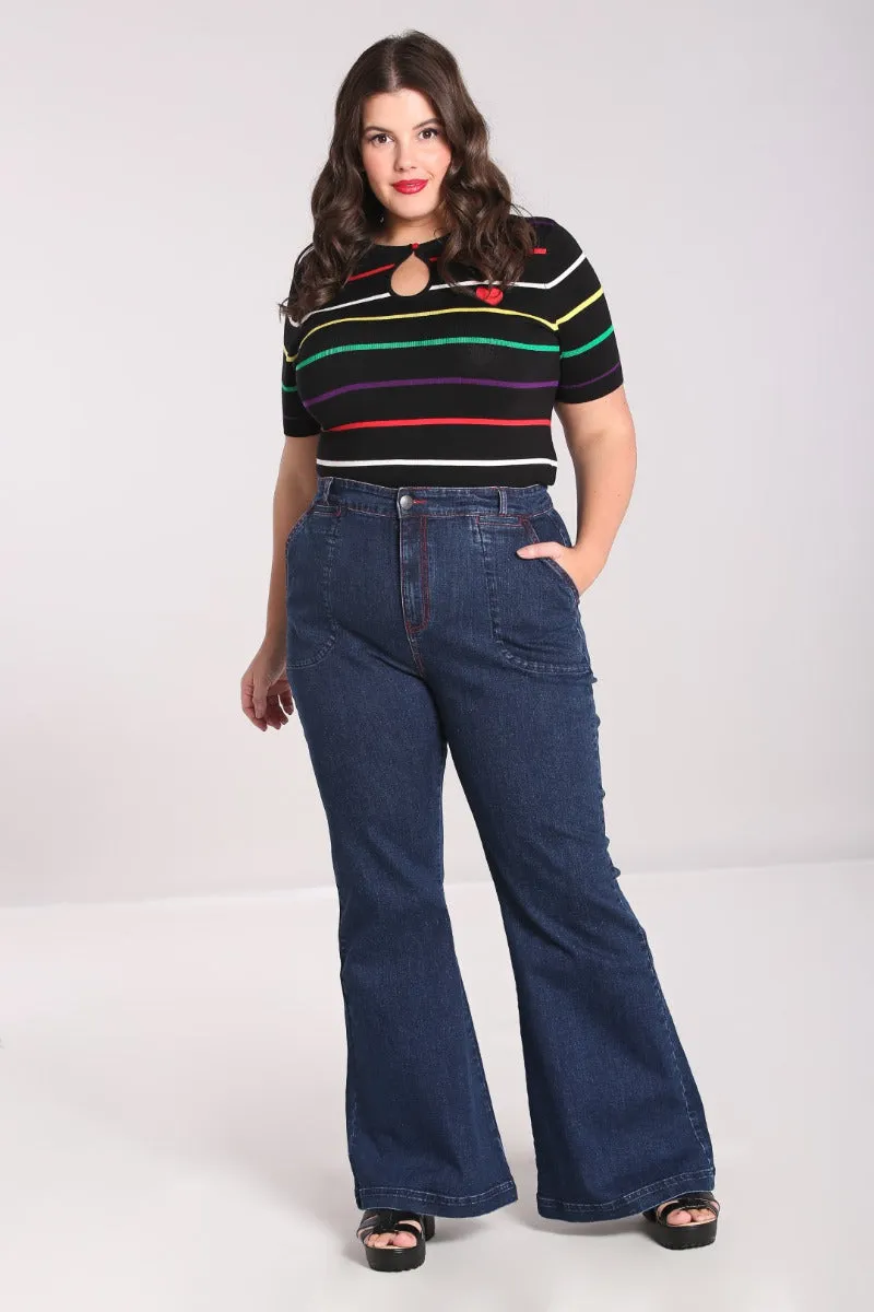 Jaclyn Jeans sold by Hell Bunny