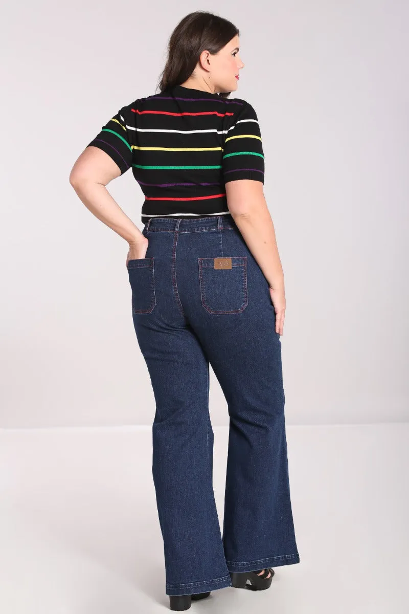 Jaclyn Jeans sold by Hell Bunny product image thumbnail 5