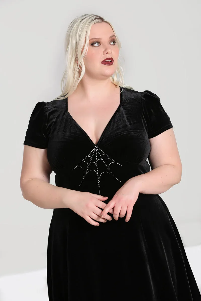 Morticia Dress sold by Hell Bunny product image thumbnail 3