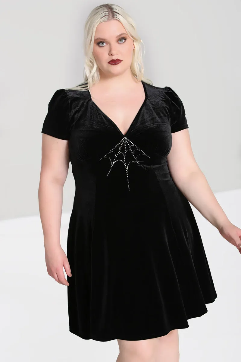 Morticia Dress sold by Hell Bunny