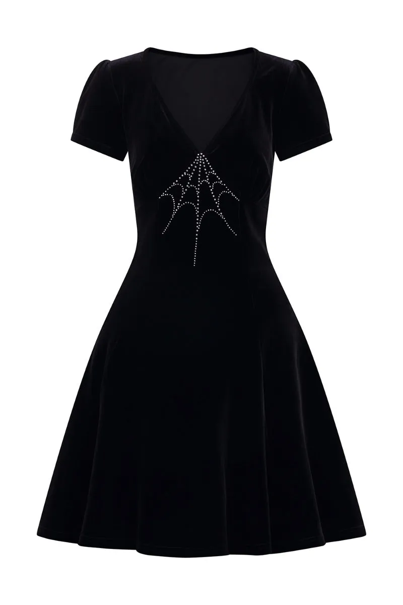 Morticia Dress sold by Hell Bunny product image thumbnail 4