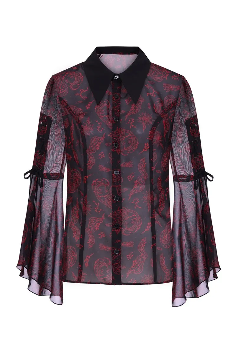 Clarice Blouse sold by Hell Bunny product image thumbnail 5