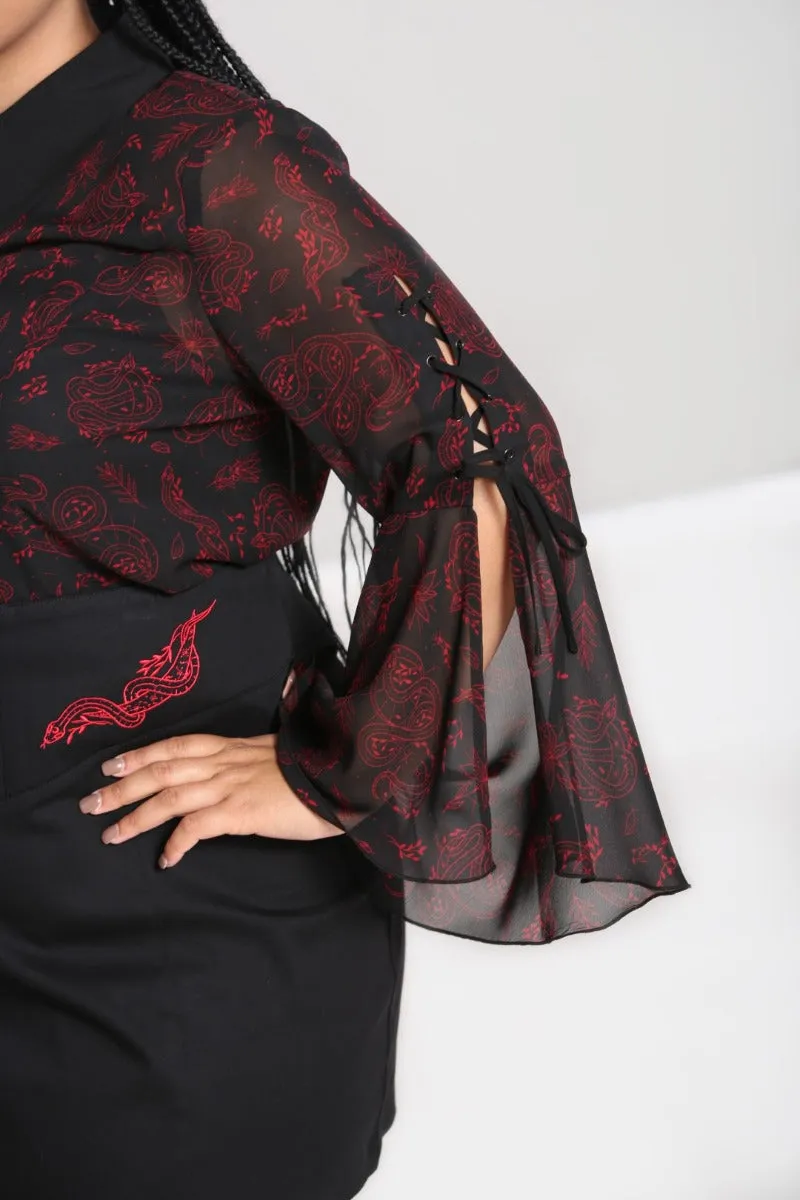 Clarice Blouse sold by Hell Bunny product image thumbnail 4