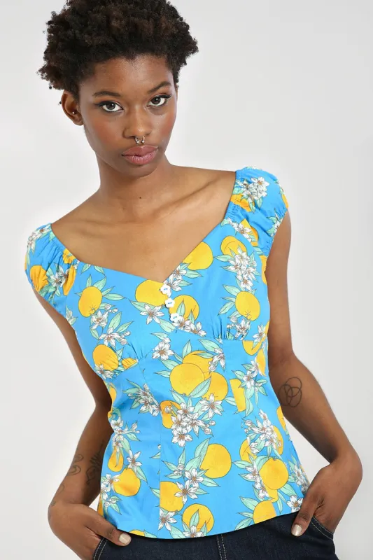 Valencia Top sold by Hell Bunny