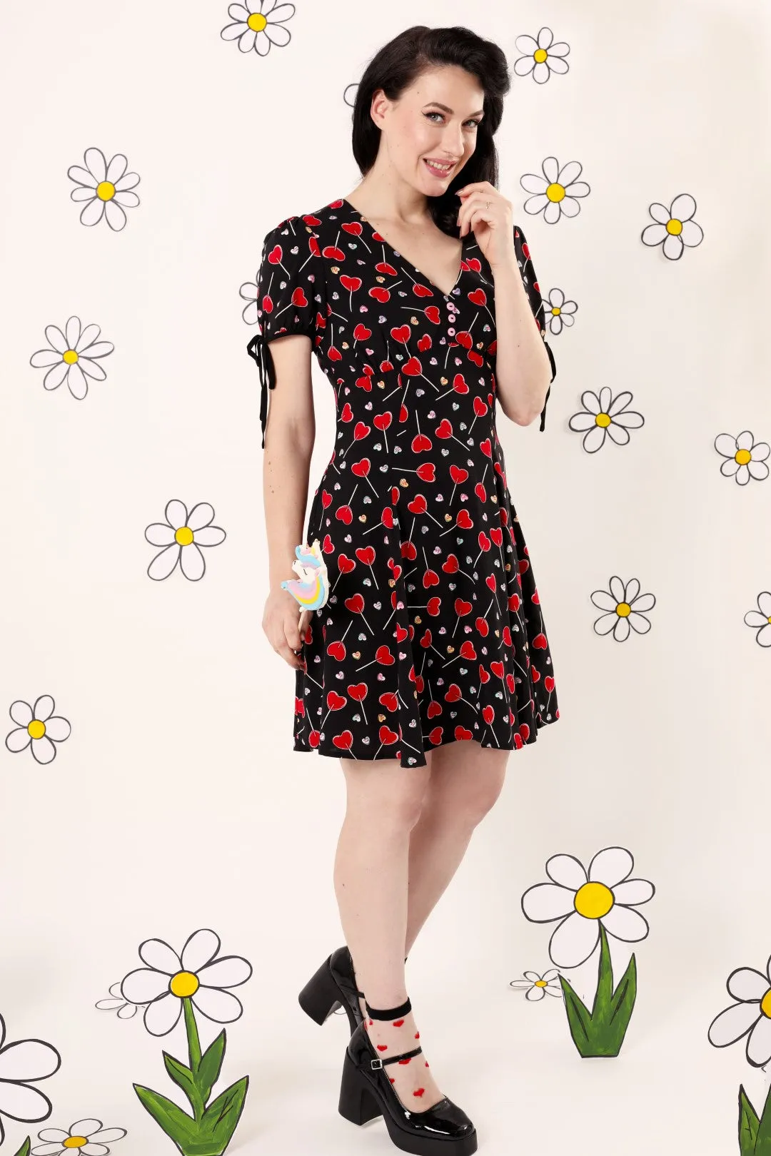 Lollies Mini Dress sold by Hell Bunny