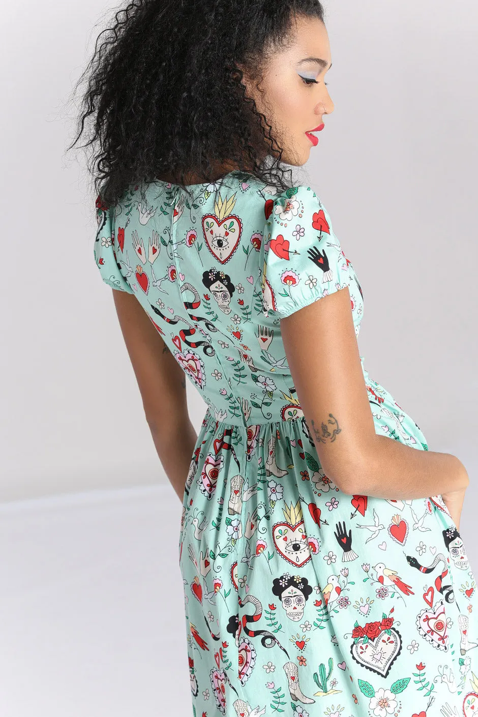 Tijuana Midi Dress sold by Hell Bunny product image thumbnail 4