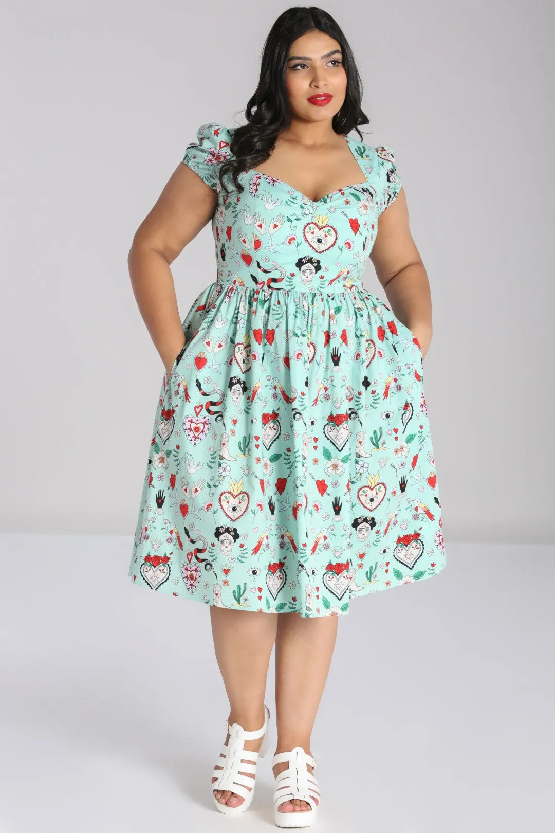 Tijuana Midi Dress sold by Hell Bunny product image thumbnail 5