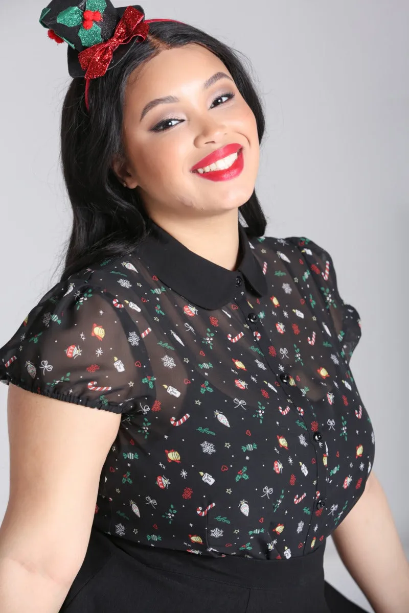 Natalie Blouse sold by Hell Bunny product image thumbnail 4