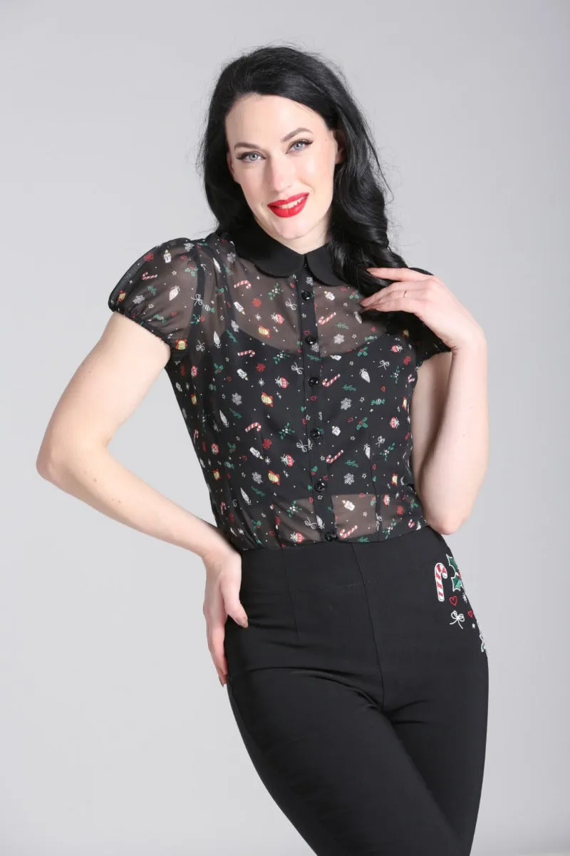 Natalie Blouse sold by Hell Bunny product image thumbnail 3