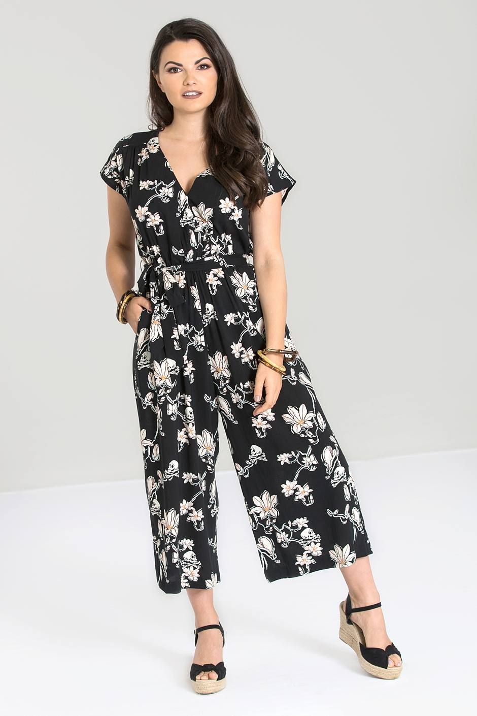 Sagano Jumpsuit sold by Hell Bunny