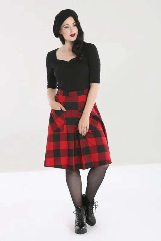 Teen Spirit Mid Skirt sold by Hell Bunny
