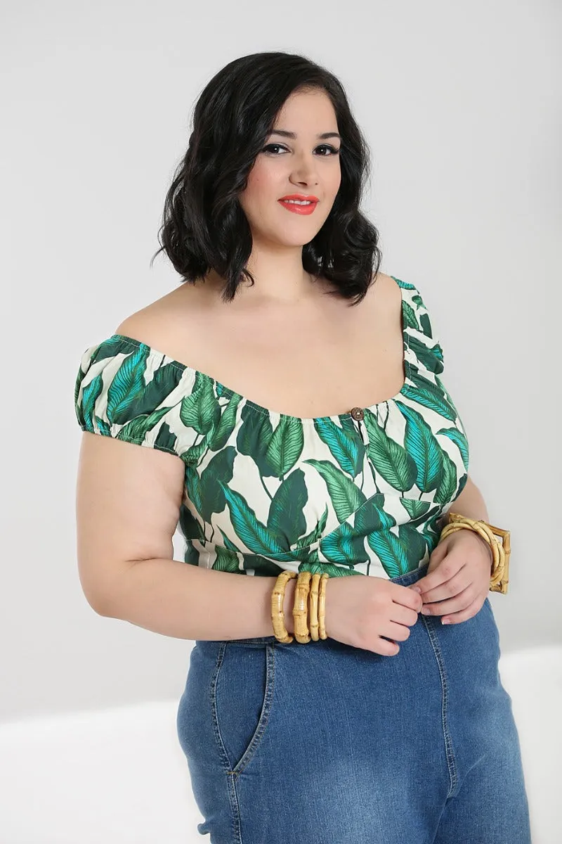 Rainforest Top sold by Hell Bunny