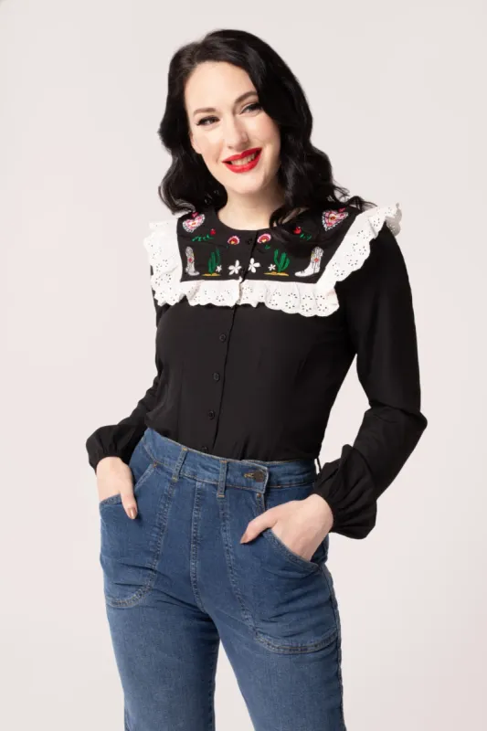 Tessie Blouse sold by Hell Bunny