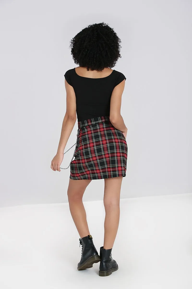Clash Mini Skirt sold by Hell Bunny product image thumbnail 3