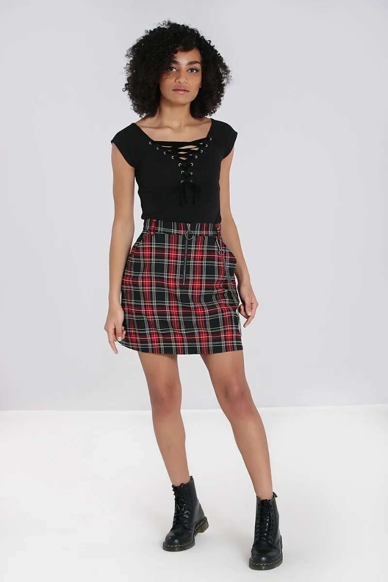 Clash Mini Skirt sold by Hell Bunny product image thumbnail 2