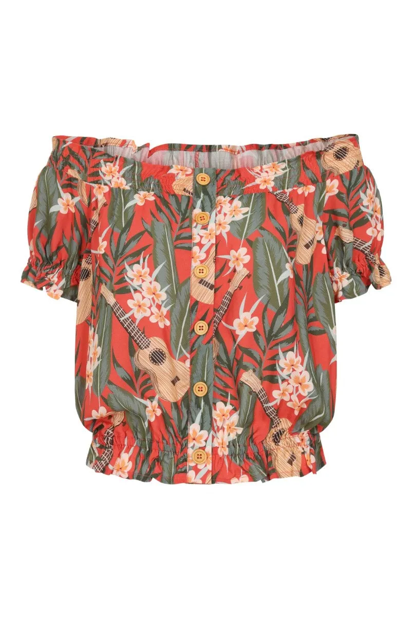 Ukulele Top sold by Hell Bunny product image thumbnail 4