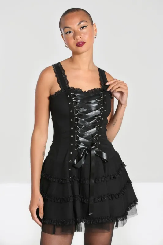 Harley Plain Dress sold by Hell Bunny