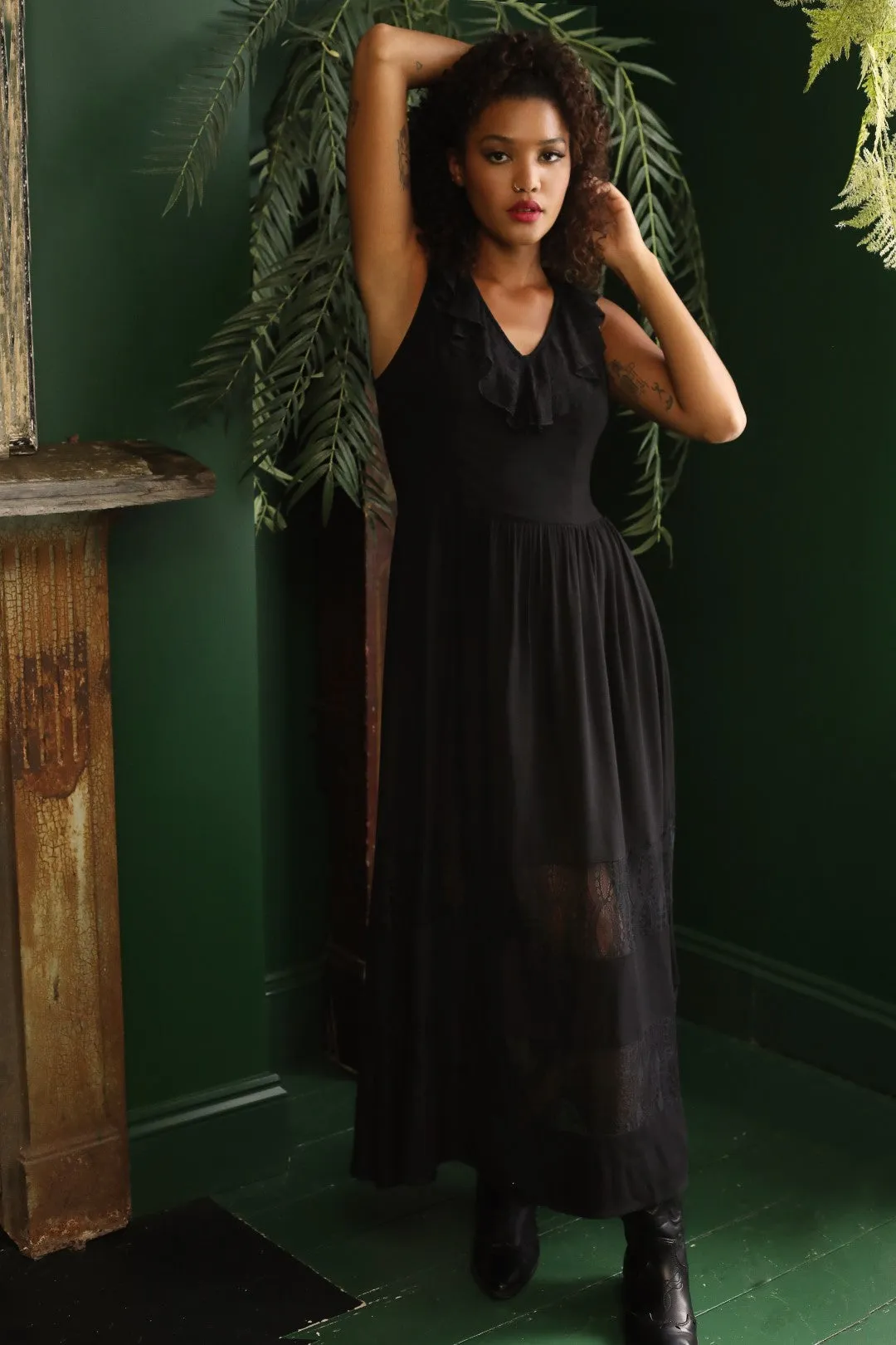Mortem Maxi Dress sold by Hell Bunny product image thumbnail 2