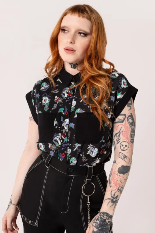 Amanita Shirt sold by Hell Bunny