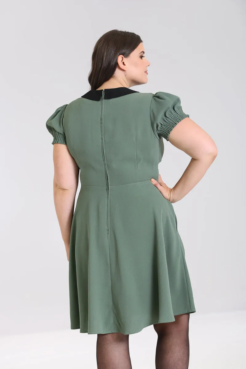 Catherine Mid Dress sold by Hell Bunny product image thumbnail 4