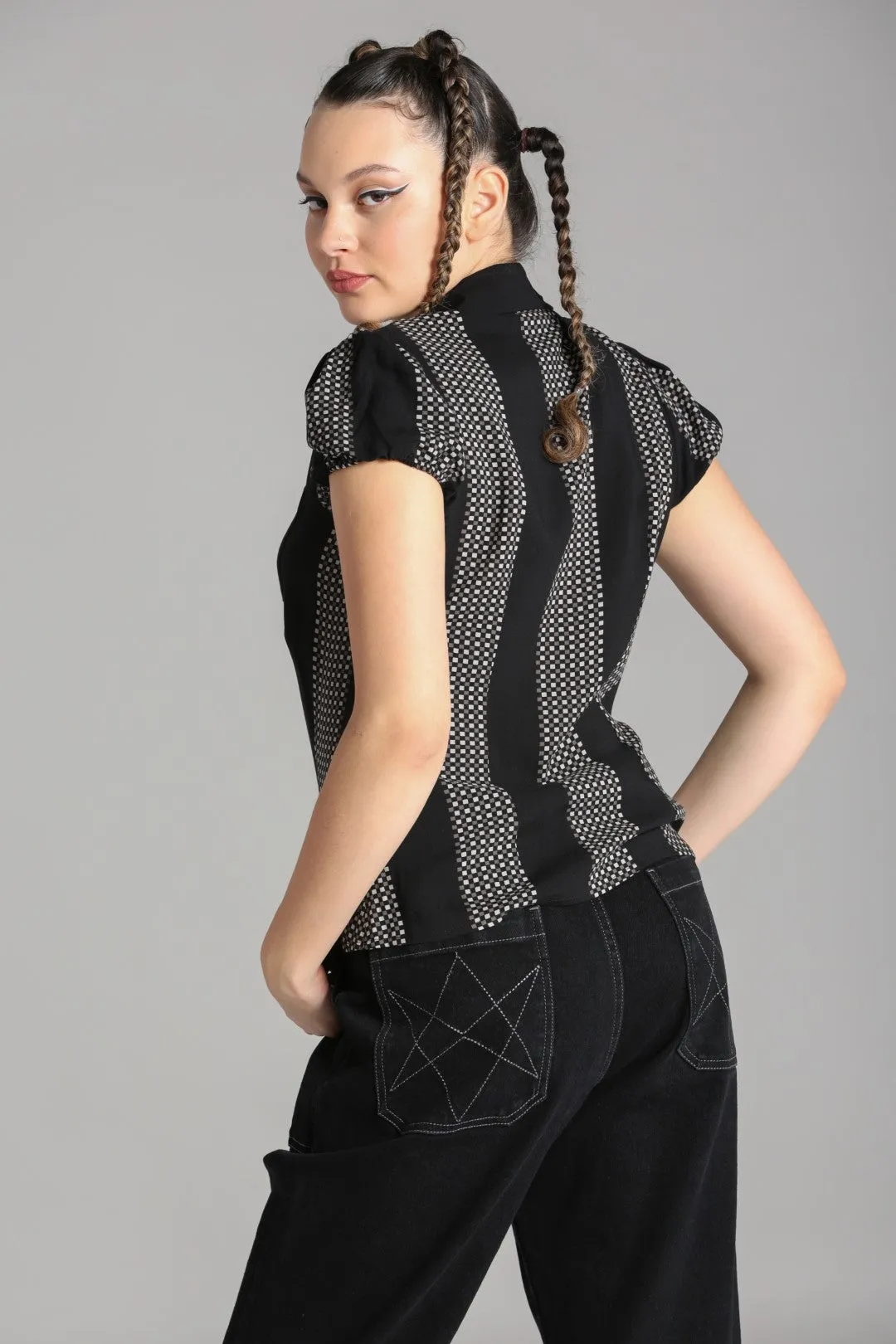 Lita Blouse sold by Hell Bunny product image thumbnail 4