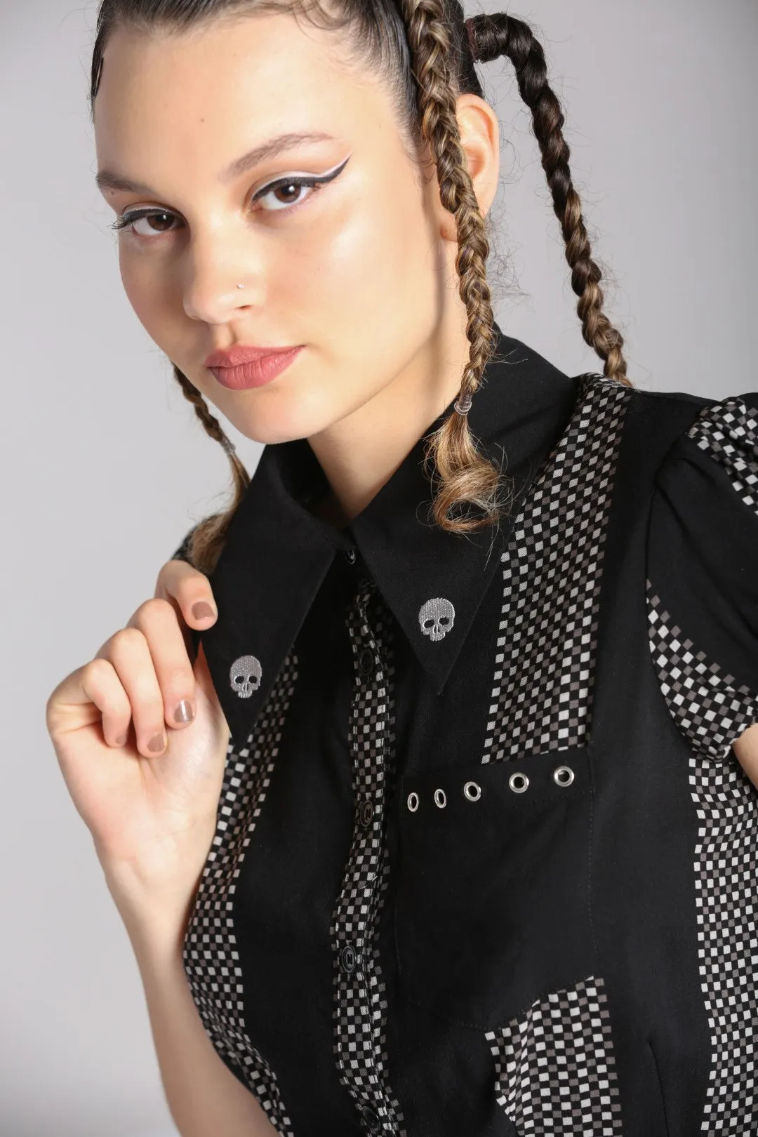 Lita Blouse sold by Hell Bunny product image thumbnail 2