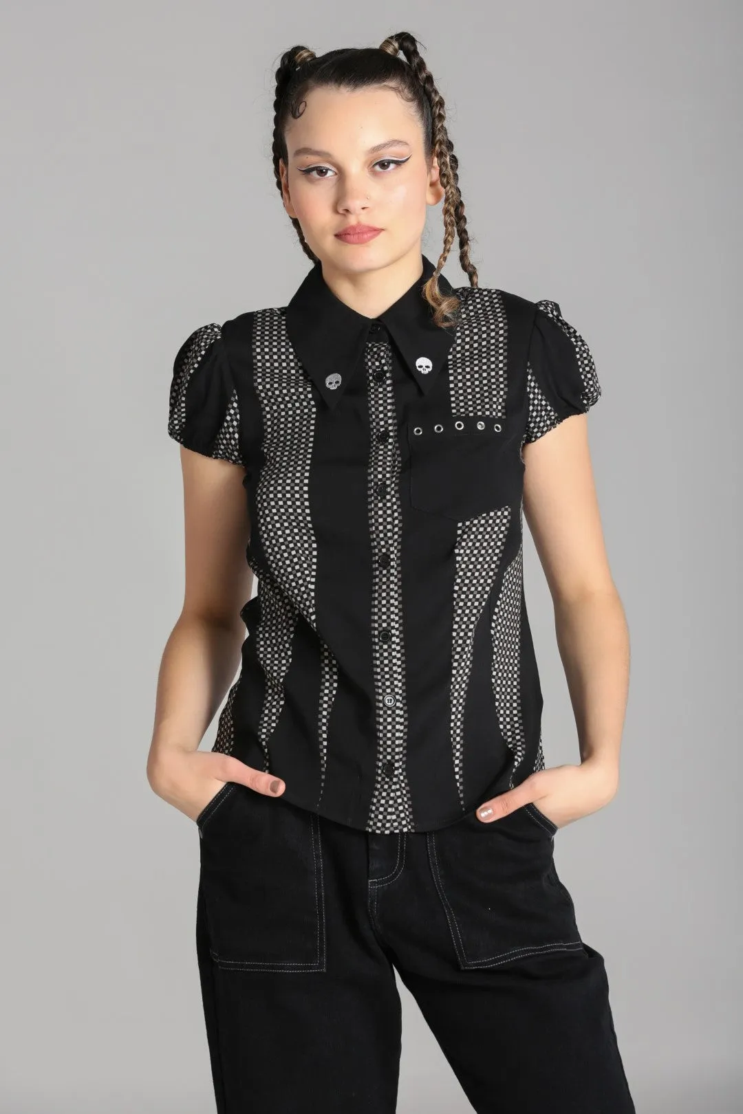 Lita Blouse sold by Hell Bunny product image thumbnail 3