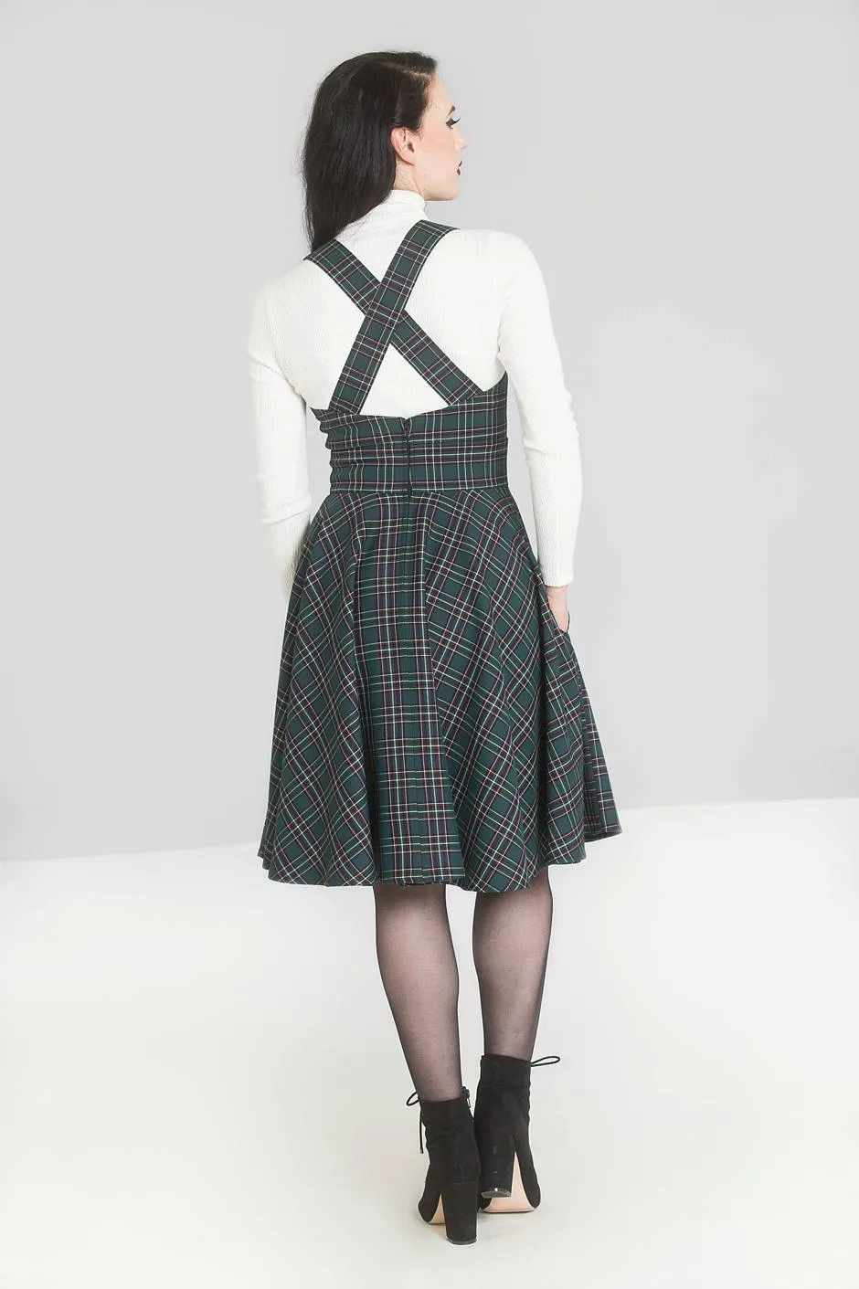 Peebles Pinafore Dress sold by Hell Bunny product image thumbnail 3