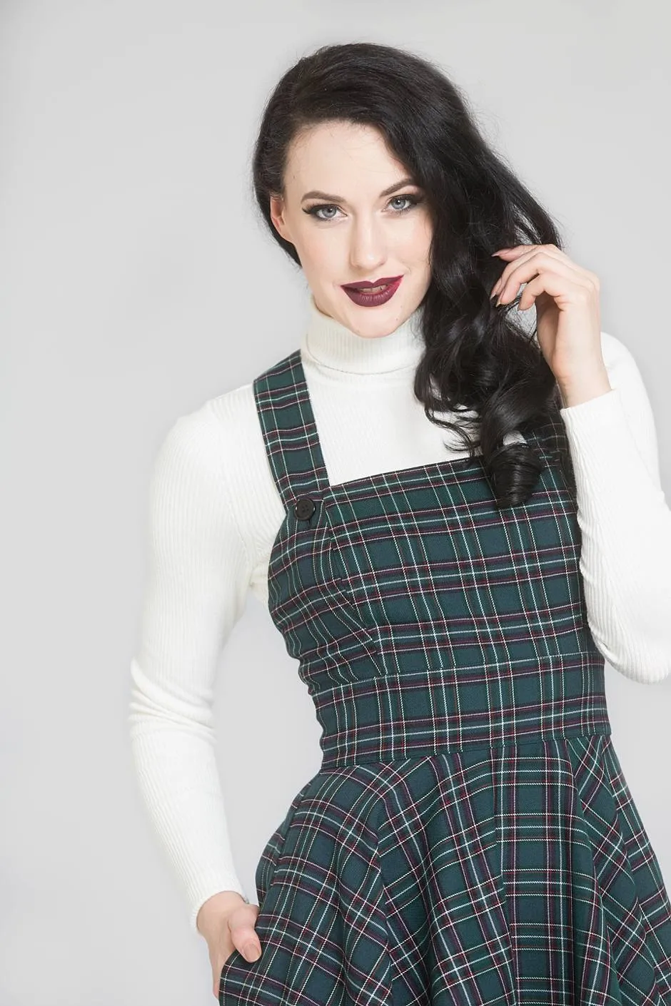 Peebles Pinafore Dress sold by Hell Bunny product image thumbnail 2
