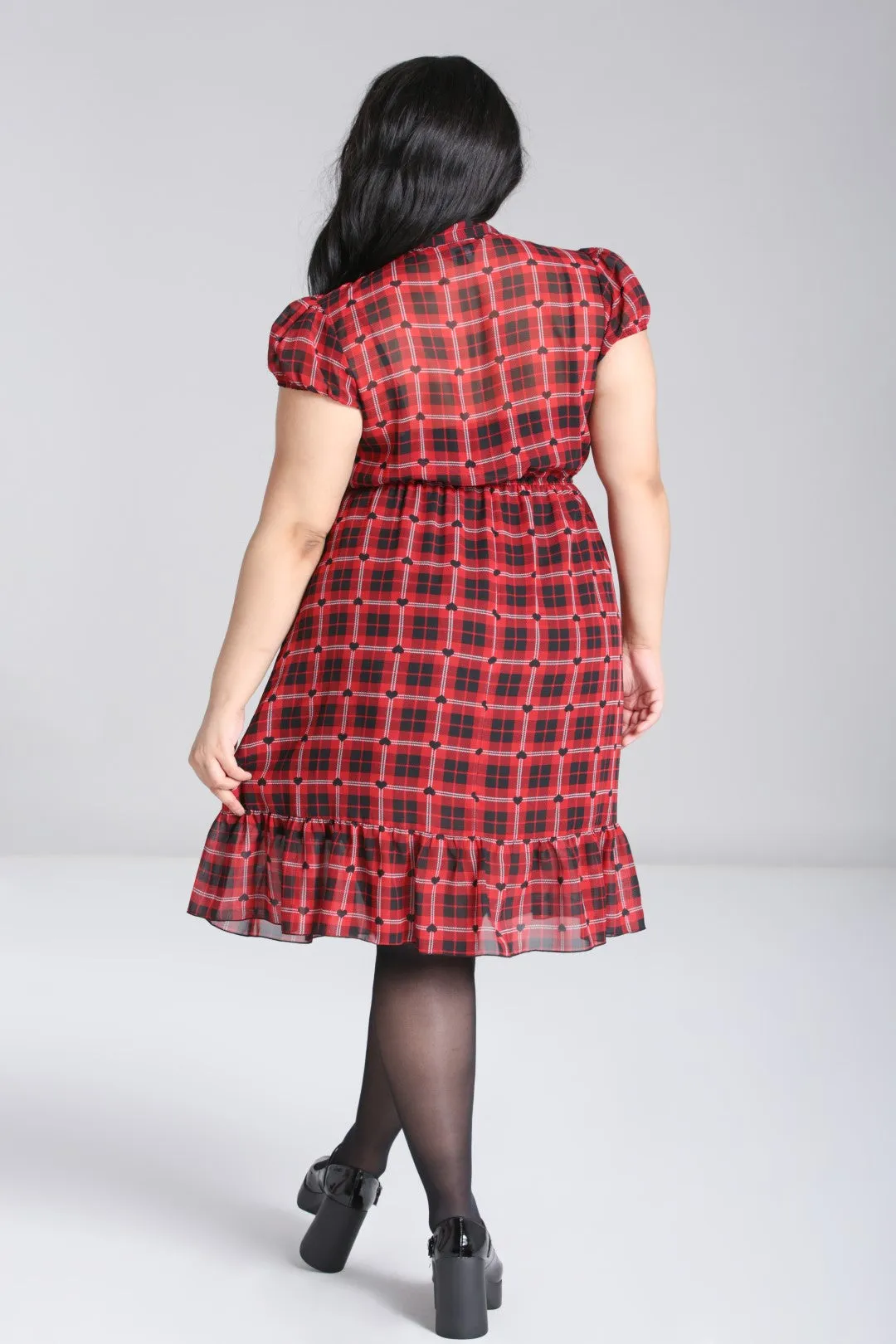 Date Night Knee Dress sold by Hell Bunny product image thumbnail 5