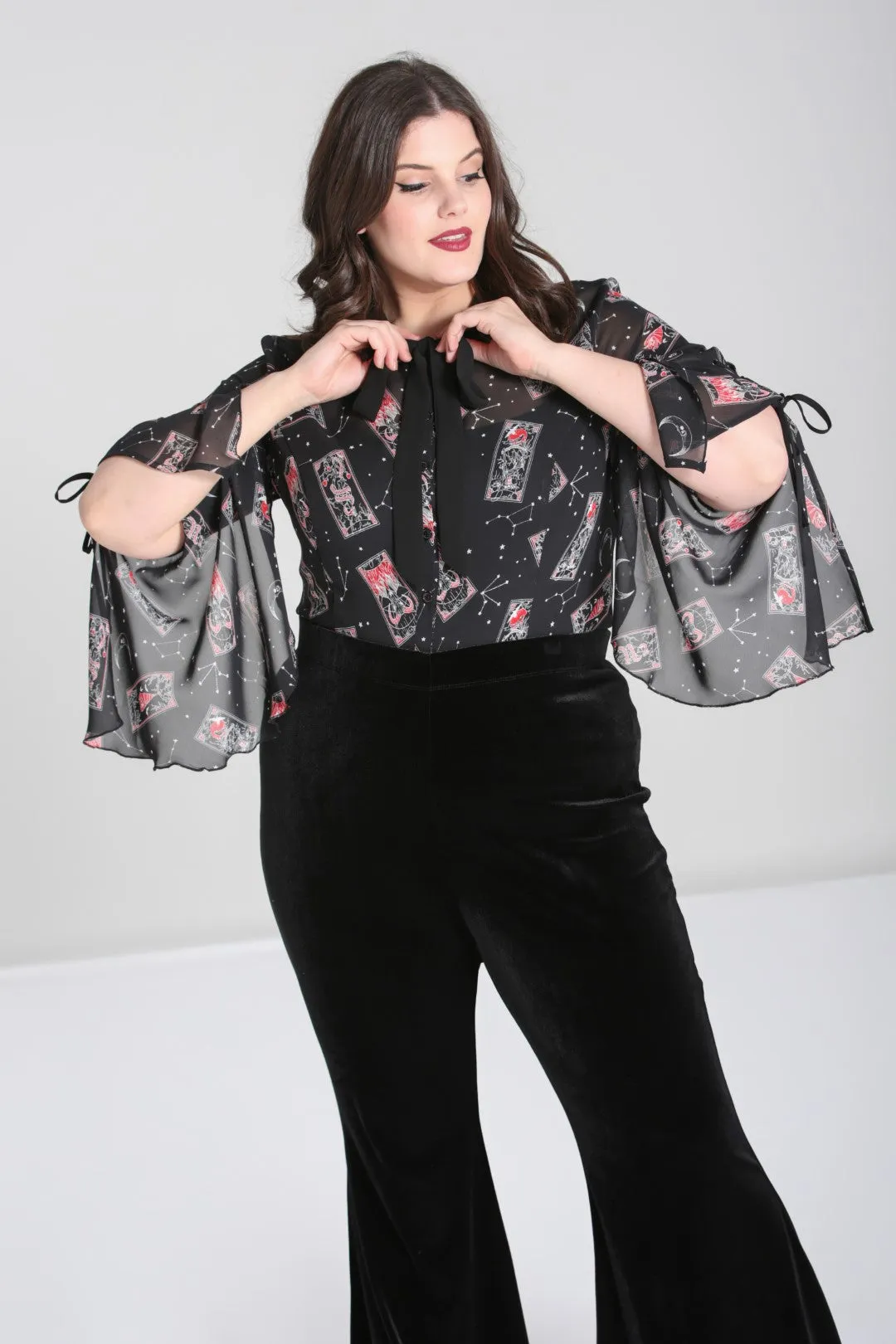 Duality blouse sold by Hell Bunny product image thumbnail 2