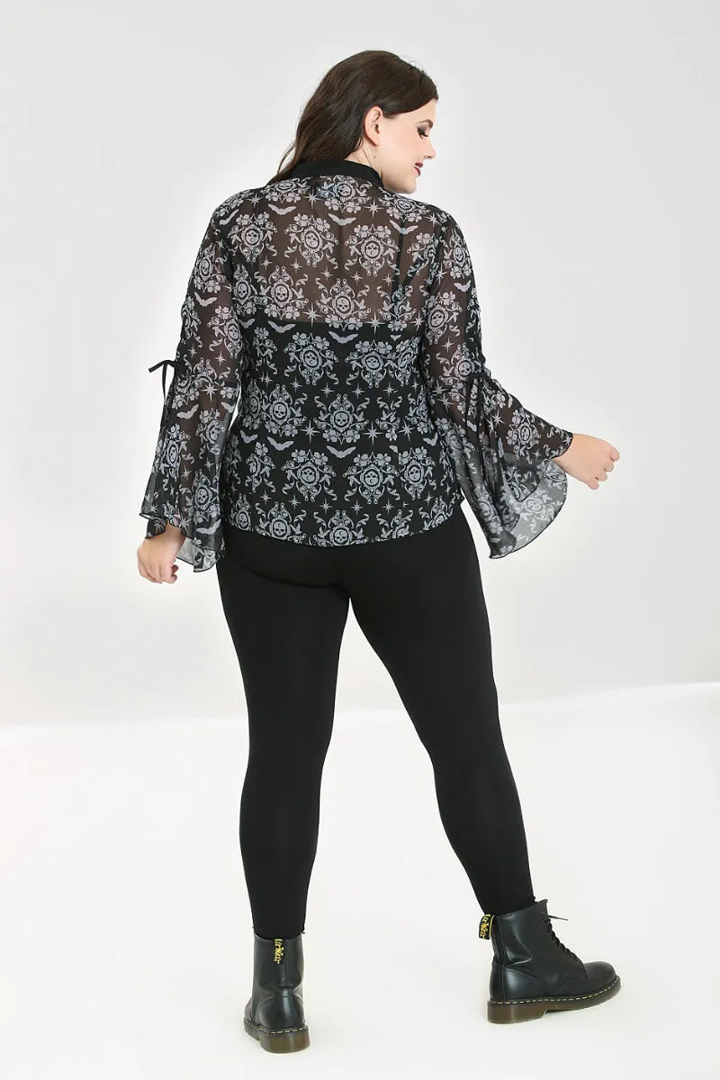 Lost Whispers Blouse sold by Hell Bunny product image thumbnail 2