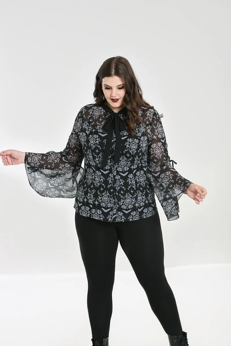 Lost Whispers Blouse sold by Hell Bunny product image thumbnail 5