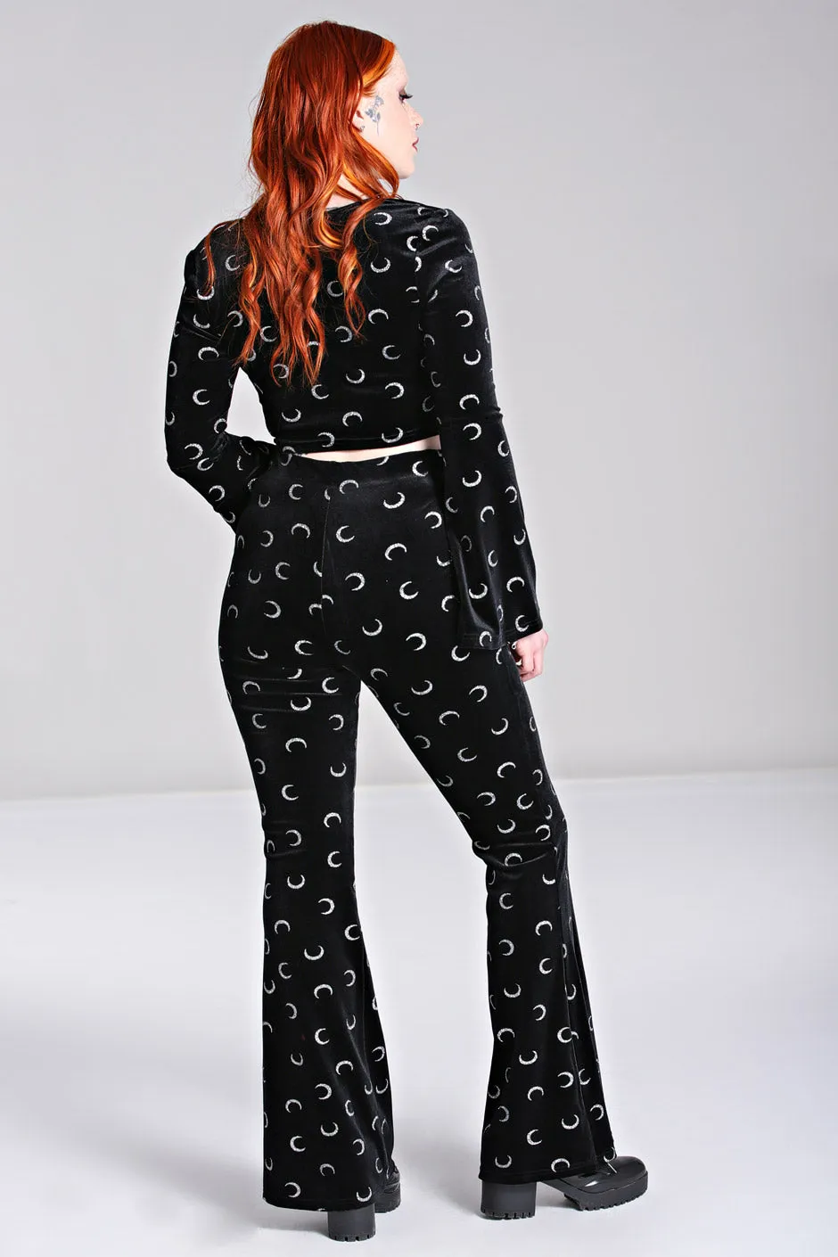 Misty Moon Trousers sold by Hell Bunny product image thumbnail 2