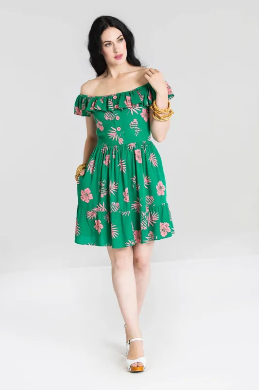 Pineapple Mini Dress sold by Hell Bunny