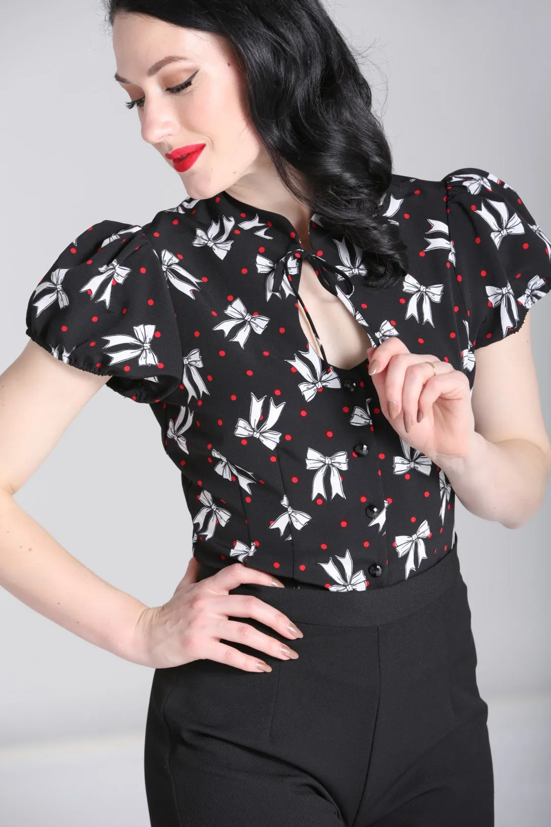 Bobbie Blouse sold by Hell Bunny product image thumbnail 3