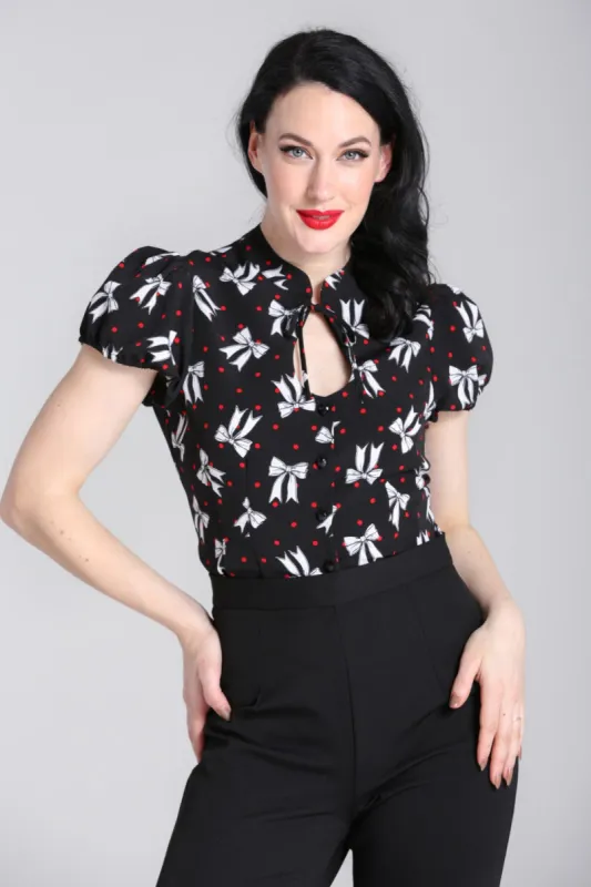 Bobbie Blouse sold by Hell Bunny
