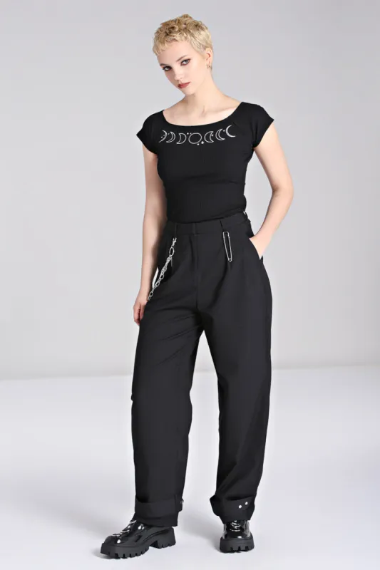 Rebellion Trousers made by Hell Bunny