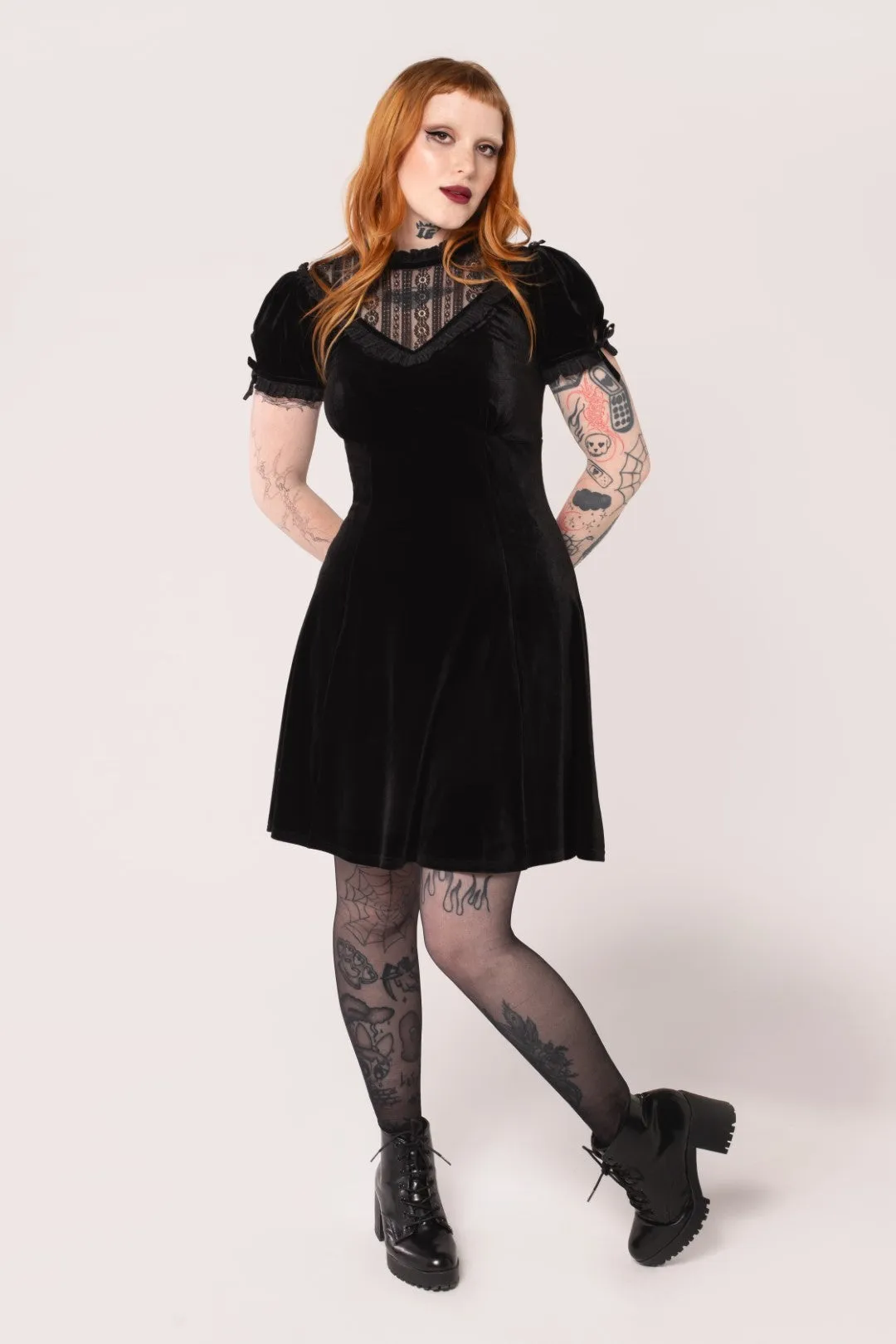 Mourning Dress sold by Hell Bunny product image thumbnail 2