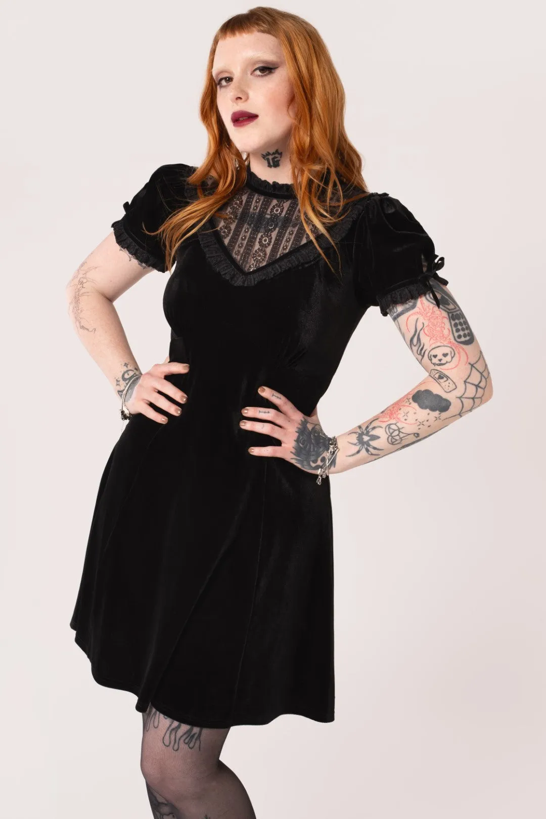 Mourning Dress sold by Hell Bunny